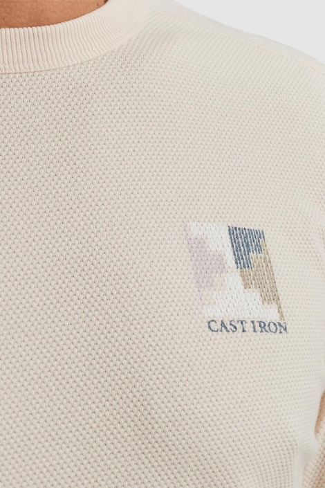 Cast Iron long sleeve r-neck popcorn